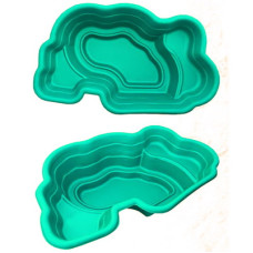 Декоративный пруд Байкал большой-2 зеленый, 2300 л 