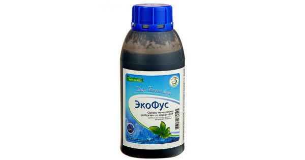Удобрение на основе водорослей Экофус (0.5 л) купить с доставкой вгипермаркете Чистый Мир.