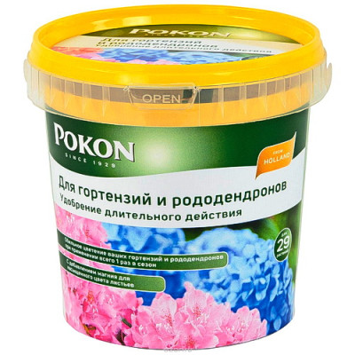 Удобрение Pokon "Для гортензий и рододендронов" длительного действия 900 г