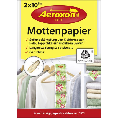   Aeroxon Бумажные листы от моли 2*10шт