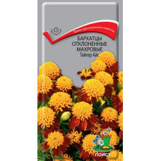 Бархатцы отклоненные махровые Тайгер Айс