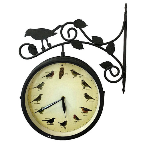Часы пение птиц. Часы уличные для дачи. Часы настенные уличные. Часы двухсторонние на кронштейне. Большие уличные часы.
