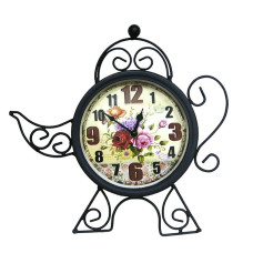 Садовые односторонние часы Чайник  (РЕПКА 2019025-15)