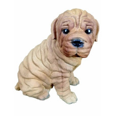 Собака Шарпей фигурка садовая