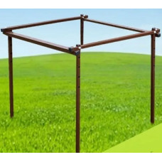 Кустодержатель (квадрат) ширина 55 см, высота 75 см коричневый