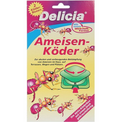 Delicia Бокс-приманка для борьбы с любыми видами муравьёв (2 шт)