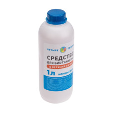 Средство для биотуалетов верхний бачок, 1 литр ЧЕТЫРЕ СЕЗОНА