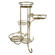 Подставка напольная металлическая для цветов ФАНТАЗИЯ на 4 горшка