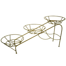 Подставка настольная металлическая для цветов ГОРКА на 3 горшка