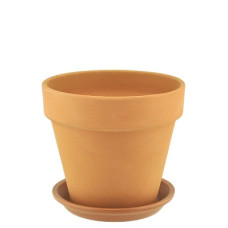 Горшок керамический Конус c поддоном
