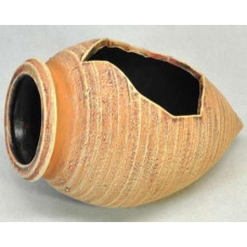 Горшок керамический Амфора мини (бежевый)