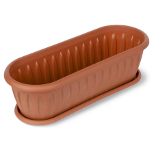 Кактусница "Фелиция" с поддоном терракот