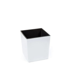 Кашпо JUKA  белый (bialy) c вкладышем  (19*19*19,5 см; 25*25*26 см, 30*30*31 см)