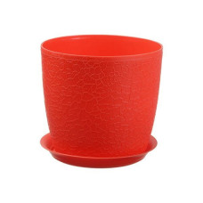 Кашпо ВЕРОНА с подставкой Красный
