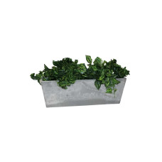 Балконный ящик для цветов 10 литров, цвет светлый древесный уголь