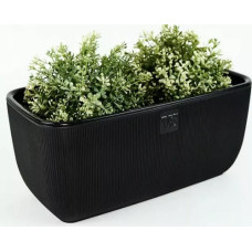 Ящик балконный Фабио VipSet 9.5 литров черный