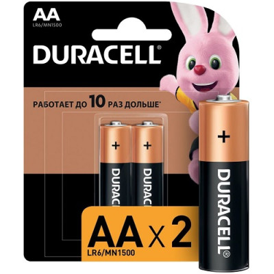 Батарейка Duracell AA 2шт в уп.