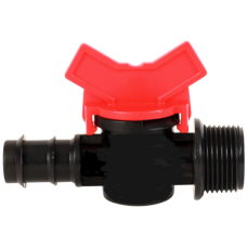 Кран 3/4 с наружной резьбой 20 мм TV013420