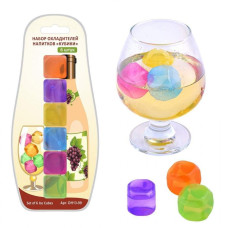 Набор 6 кубиков для напитков "Кубики" DH13-99