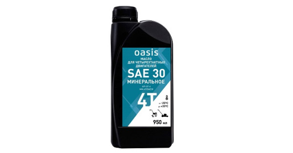 Масло для 4-тактных двигателей минеральное SAE 30 Oasis MM-4T/SAE30 ...