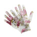 Перчатки для садовых работ, полиэстер, полиуретановое покрытие, микс цветов Fiberon 8(M)