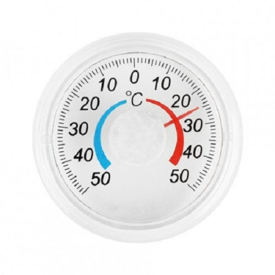 Термометр оконный биметаллический круглый ТББ