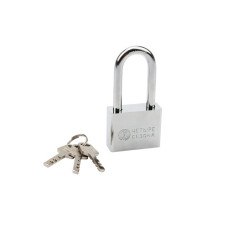 Замок навеской серия "Сталь" длинная дужка ЧЕТЫРЕ СЕЗОНА