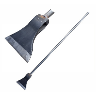 154025 Ледоруб-топор кованый вес 3.8 кг с металлической ручкой труба L-1200 х32 х 3 мм общий 150 х 1400 см 154025 Ледоруб-топор кованый вес 3.8 кг с металлической ручкой труба L-1200 х32 х 3 мм общий 150 х 1400 см