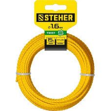 Леска для триммера ВИТОЙ КВАДРАТ 1.6 мм 15 м STEHER
