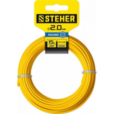 Леска для триммера КРУГ 2.0 мм 15 м STEHER
