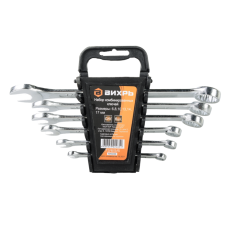 Набор комбинированных ключей 6 штук 6-17 Вихрь