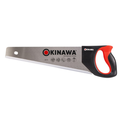Ножовка по дереву с мелким зубом 380мм 23-15 OKINAWA