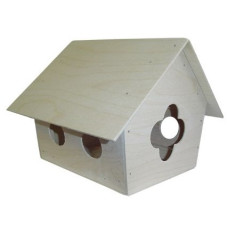 Кормушка для птиц РОМАШКА деревянная (некрашеная)