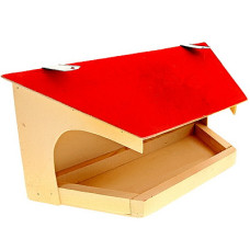 Кормушка для птиц ВЕРАНДА деревянная Цветная