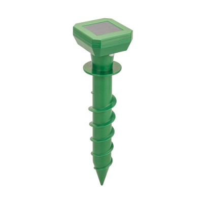 Отпугиватель кротов ультразвуковой R 25м Screw на солнечной батарее Четыре сезона