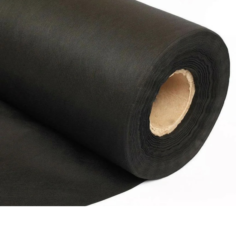  материал Спанбонд СУФ черный 60 г/м2, 3.2 м  с доставкой .