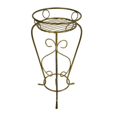 Подставка металлическая для цветов НАПОЛЬНАЯ большая на 1 горшок