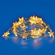 Гирлянда светодиодная на батарейках 2АА "Звездочки мини" 1,9м, 20 светодиодов