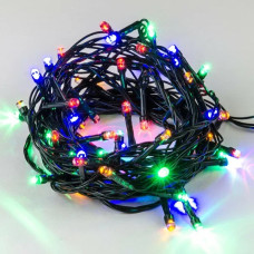 Гирлянда светодиодная с контроллером, разноцветный свет, 20 светодиодов, 2,8 м