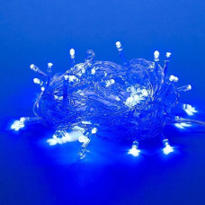 Гирлянда светодиодная с контроллером, 5м, 50 светодиодов. Синий свет. TM Uniel