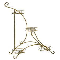 Подставка напольная металлическая для цветов ПАРУС на 4 горшка