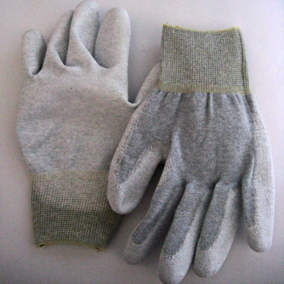Бесшовные перчатки с карбоновой нитью (антистатические)