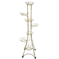 Подставка напольная металлическая для цветов БЕРЕЗКА на 7 горшков