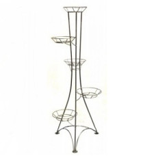 Подставка напольная металлическая для цветов КЛАССИЧЕСКАЯ на 5 горшков