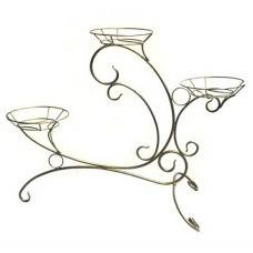 Подставка металлическая для цветов КОНЕК МАЛЫЙ на 3 горшка