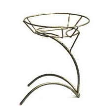 Подставка настольная металлическая для цветов БОГОМОЛ на 1 горшок