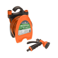 Катушка мини со шлангом, 10 мм, 10 м, пистолет-распылитель ЧЕТЫРЕ СЕЗОНА
