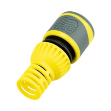 Коннектор  для шланга, быстросъемный 3/4 с термопластичной резиной и защитой от перегибов Профи ЧЕТЫРЕ СЕЗОНА