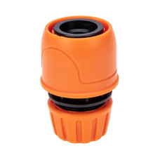 Коннектор для шланга, быстросъемный, 1/2", с аквастопом ЧЕТЫРЕ СЕЗОНА