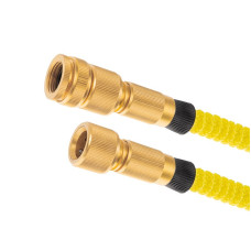 Набор поливочный Профи (растягивающийся  шланг 20м, пистолет 7 режимов, латунные соединители) ЧЕТЫРЕ СЕЗОНА